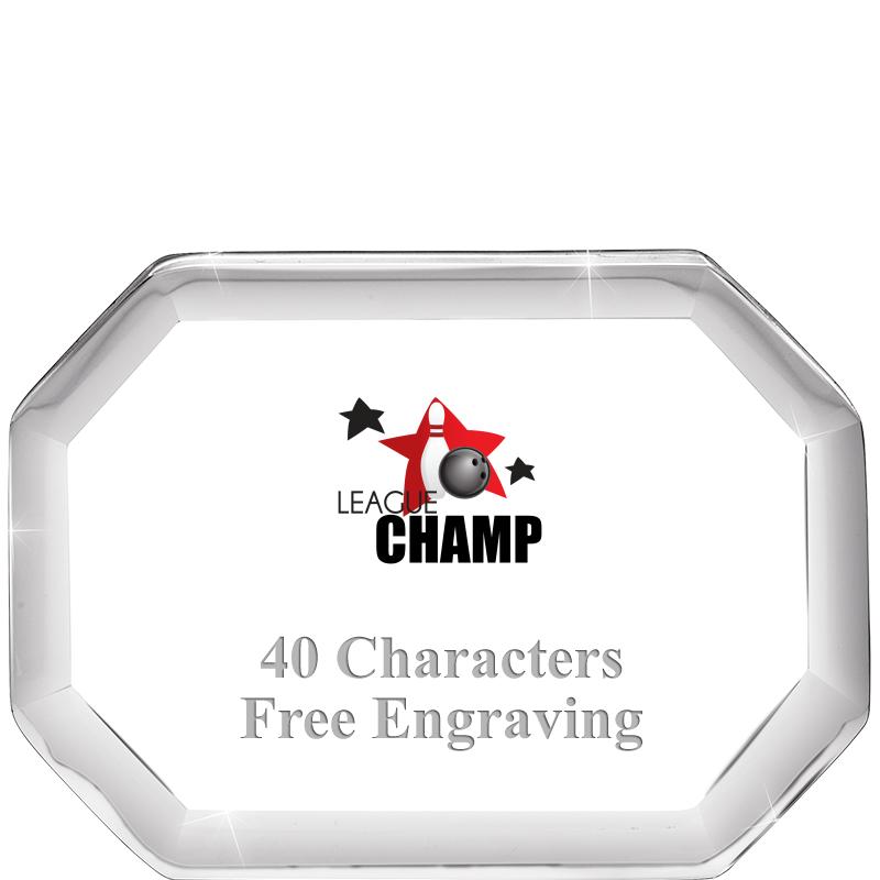 2-1/2" BEVELED OCTAGON PWEIGHT