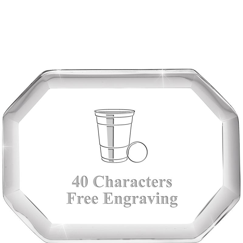 2-1/2" BEVELED OCTAGON PWEIGHT