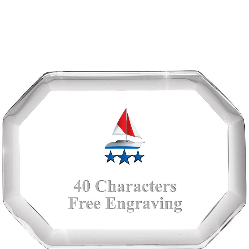 2-1/2" BEVELED OCTAGON PWEIGHT