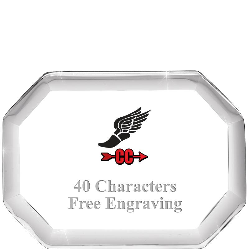 2-1/2" BEVELED OCTAGON PWEIGHT