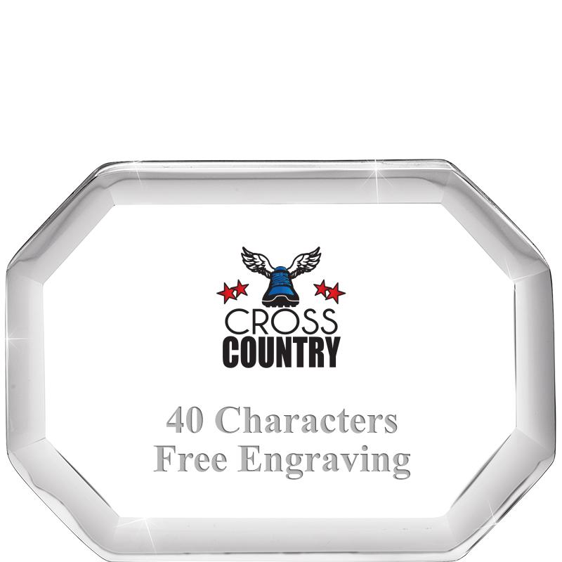 2-1/2" BEVELED OCTAGON PWEIGHT