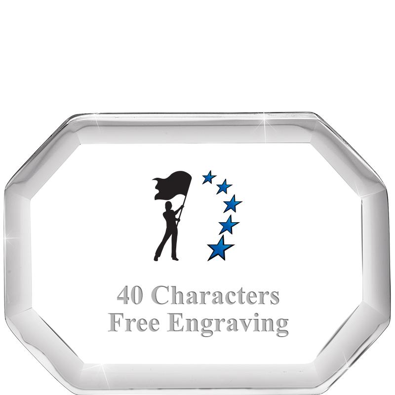 2-1/2" BEVELED OCTAGON PWEIGHT