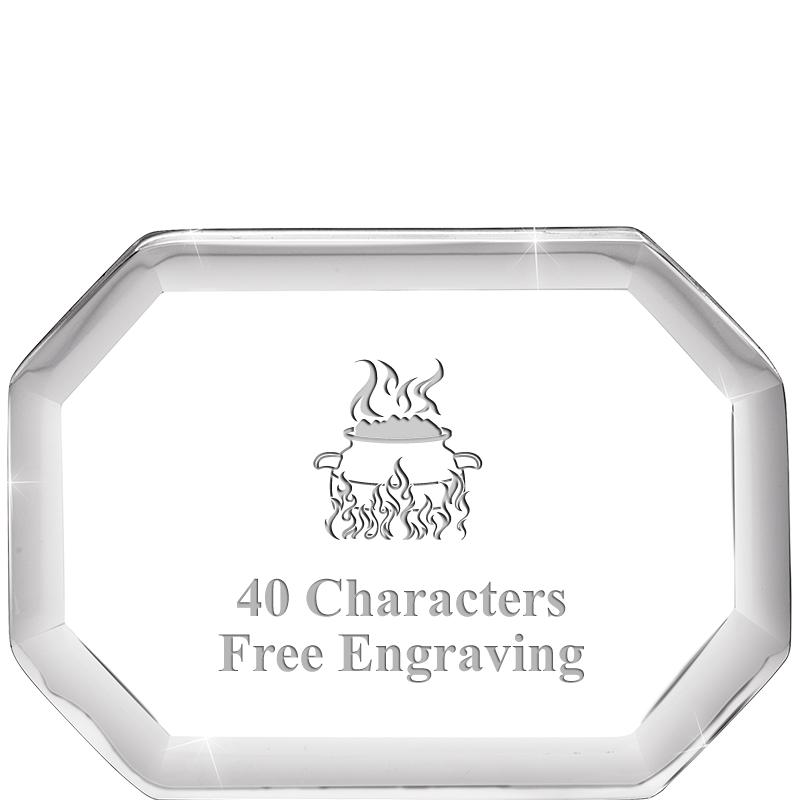 2-1/2" BEVELED OCTAGON PWEIGHT