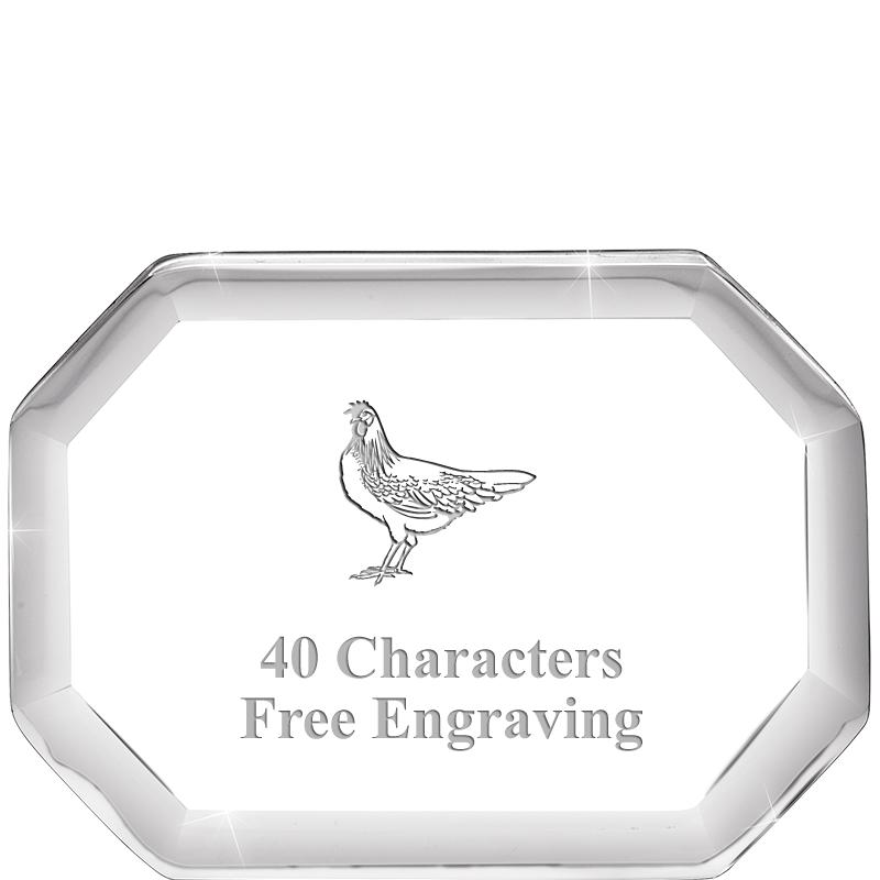 2-1/2" BEVELED OCTAGON PWEIGHT