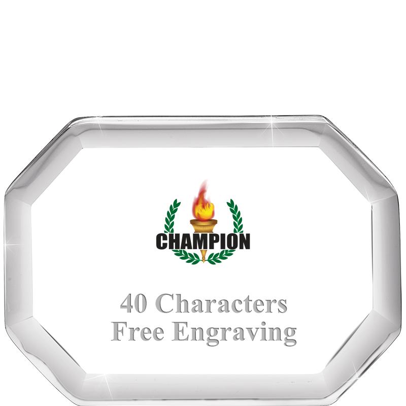 2-1/2" BEVELED OCTAGON PWEIGHT