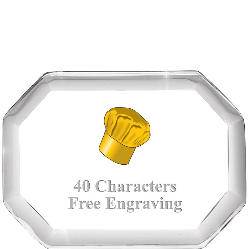 2-1/2" BEVELED OCTAGON PWEIGHT