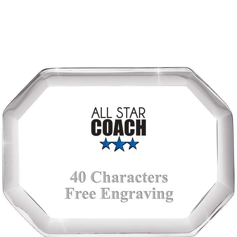 2-1/2" BEVELED OCTAGON PWEIGHT