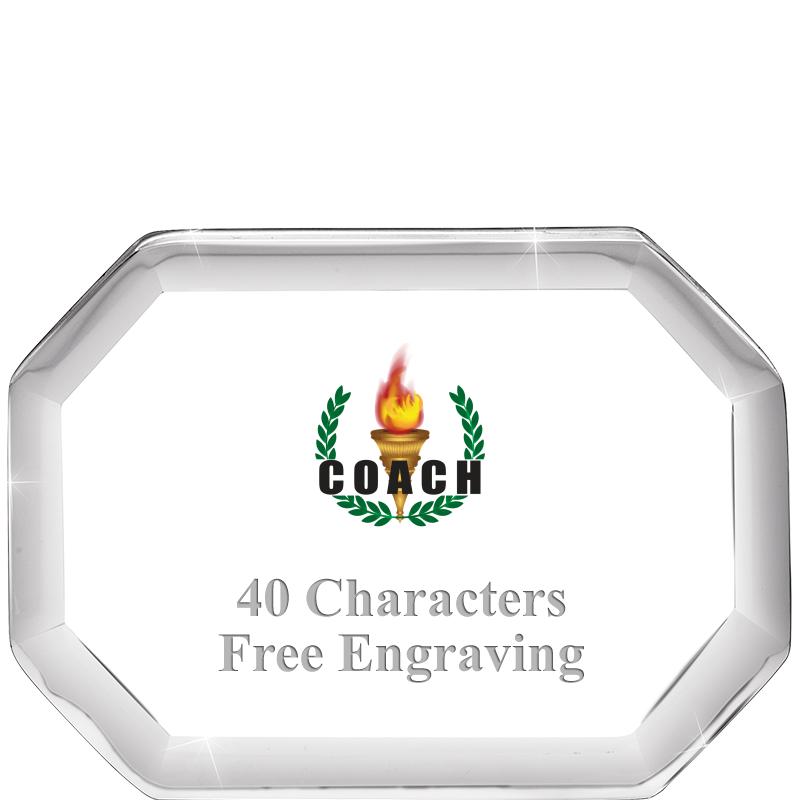 2-1/2" BEVELED OCTAGON PWEIGHT