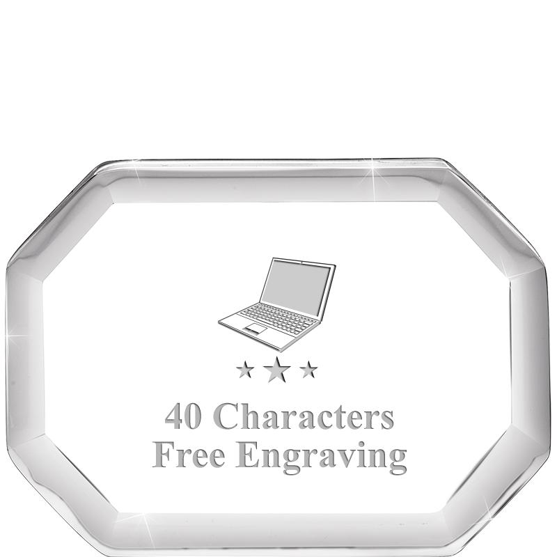 2-1/2" BEVELED OCTAGON PWEIGHT