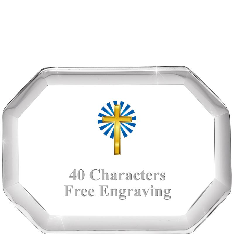 2-1/2" BEVELED OCTAGON PWEIGHT