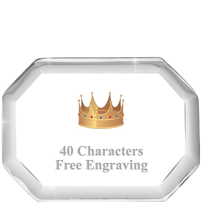 2-1/2" BEVELED OCTAGON PWEIGHT