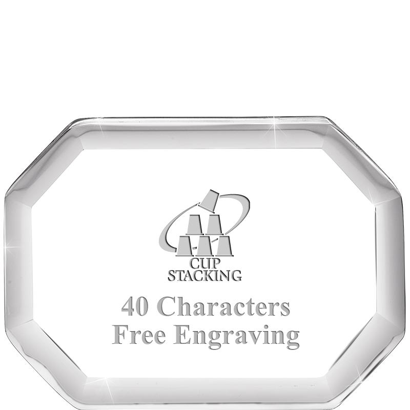 2-1/2" BEVELED OCTAGON PWEIGHT