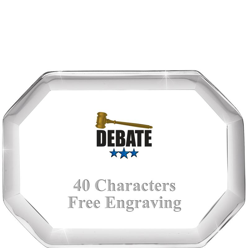 2-1/2" BEVELED OCTAGON PWEIGHT