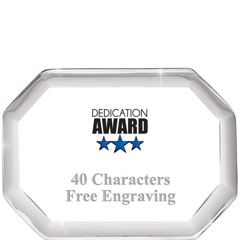 2-1/2" BEVELED OCTAGON PWEIGHT