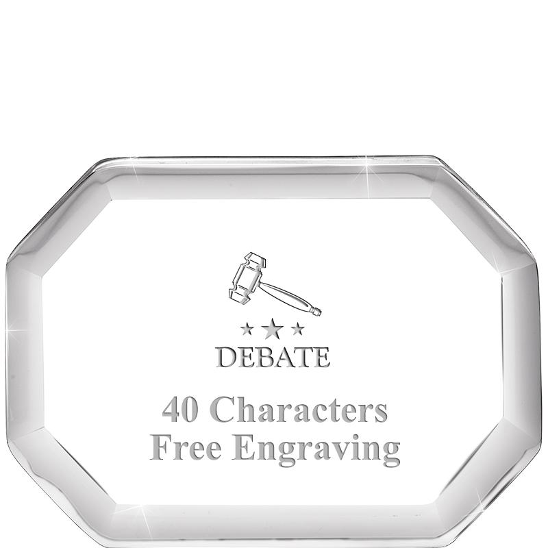 2-1/2" BEVELED OCTAGON PWEIGHT