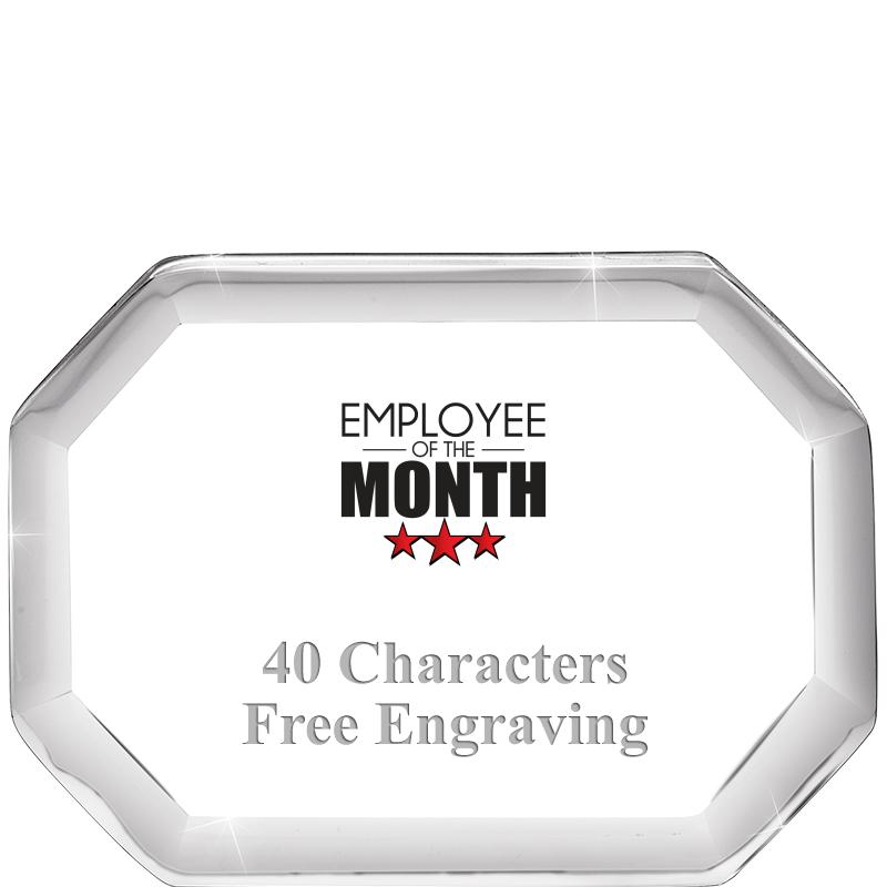 2-1/2" BEVELED OCTAGON PWEIGHT