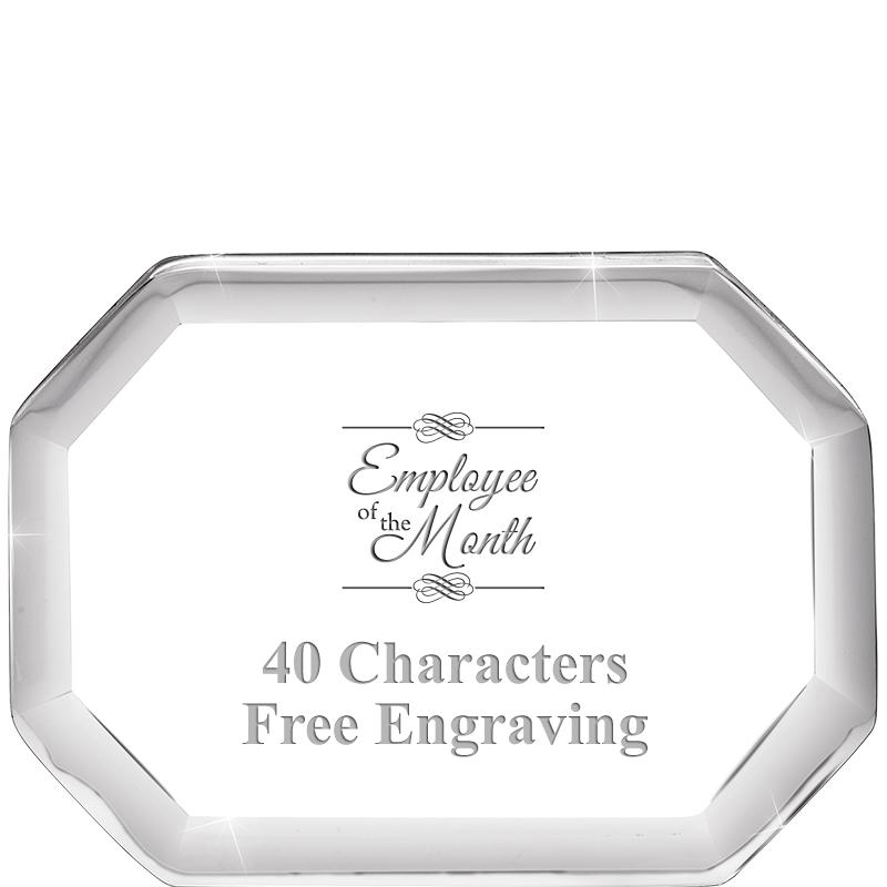 2-1/2" BEVELED OCTAGON PWEIGHT