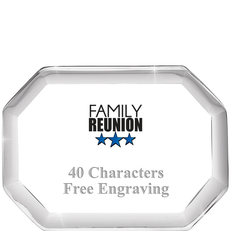 2-1/2" BEVELED OCTAGON PWEIGHT