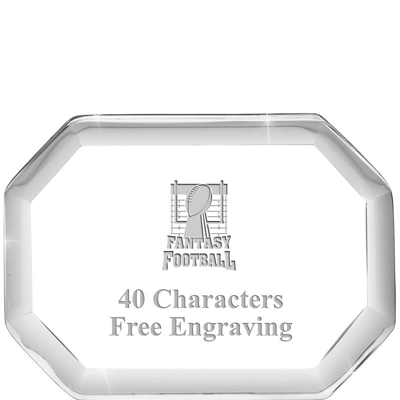 2-1/2" BEVELED OCTAGON PWEIGHT