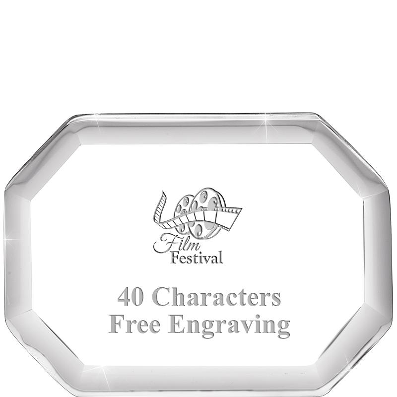 2-1/2" BEVELED OCTAGON PWEIGHT