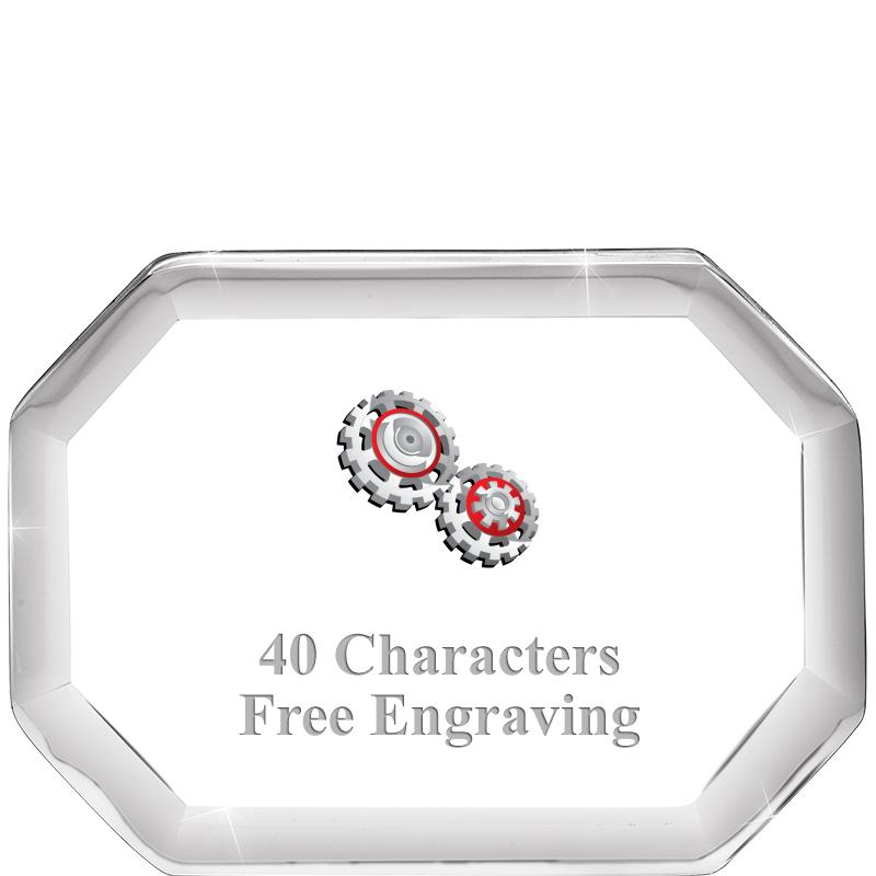 2-1/2" BEVELED OCTAGON PWEIGHT