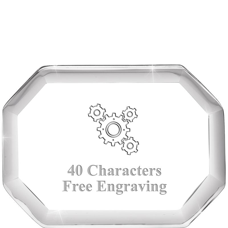 2-1/2" BEVELED OCTAGON PWEIGHT