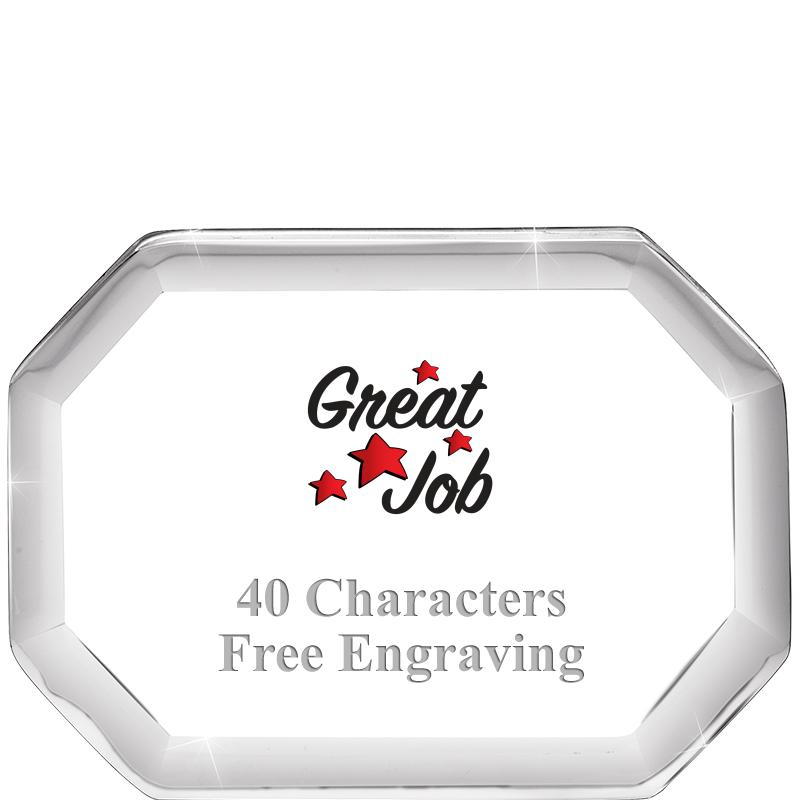 2-1/2" BEVELED OCTAGON PWEIGHT