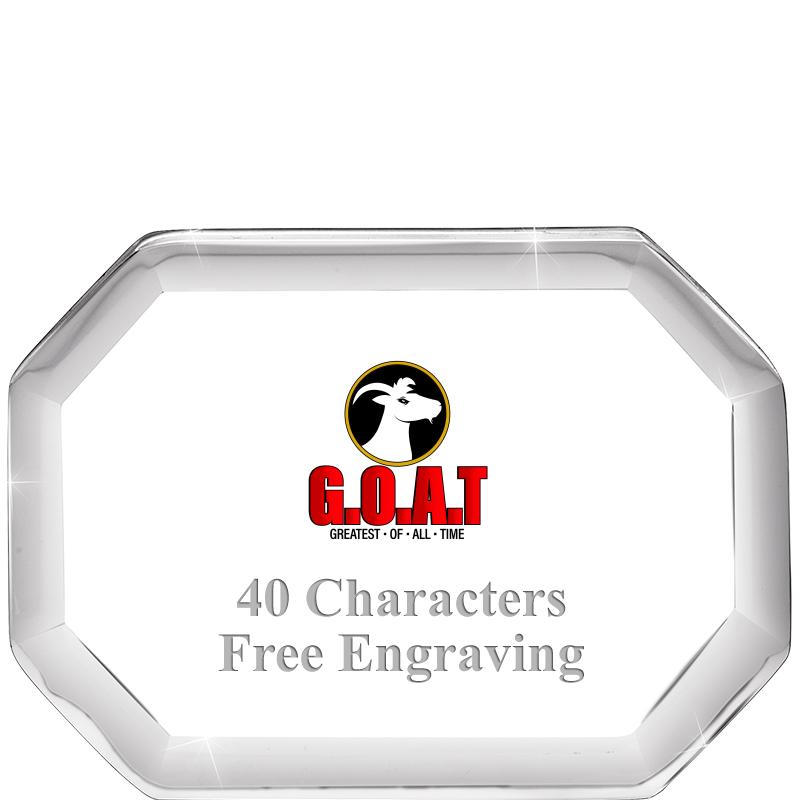 2-1/2" BEVELED OCTAGON PWEIGHT