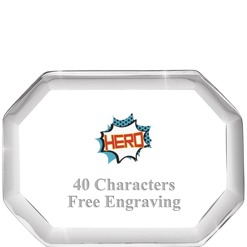 2-1/2" BEVELED OCTAGON PWEIGHT