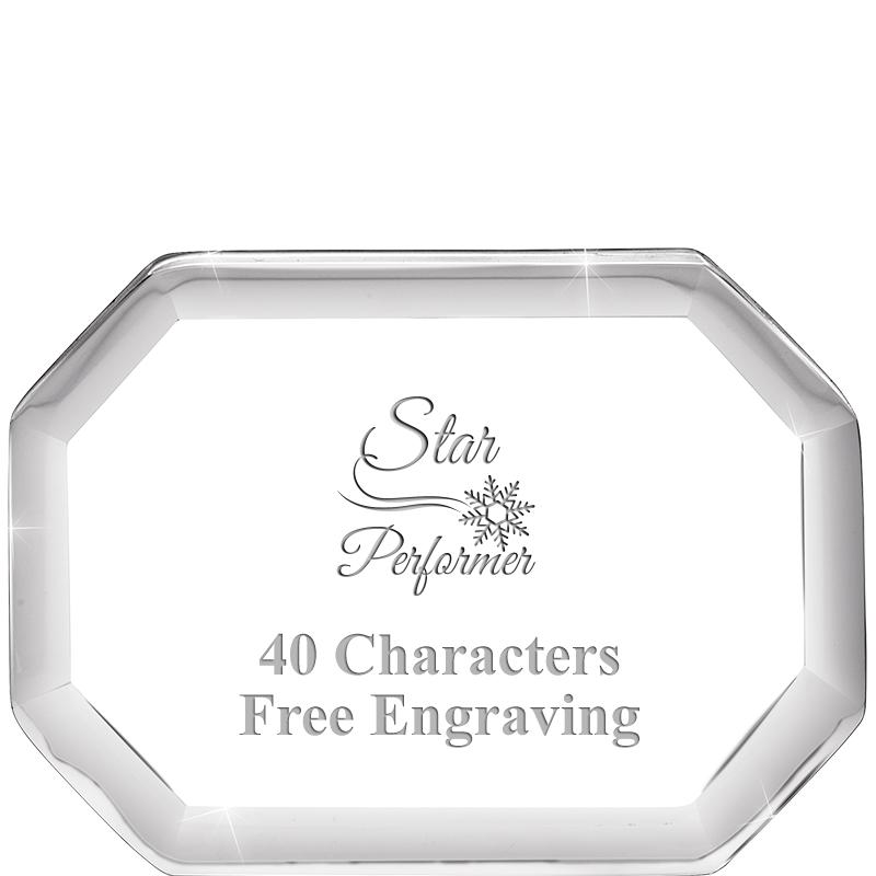 2-1/2" BEVELED OCTAGON PWEIGHT