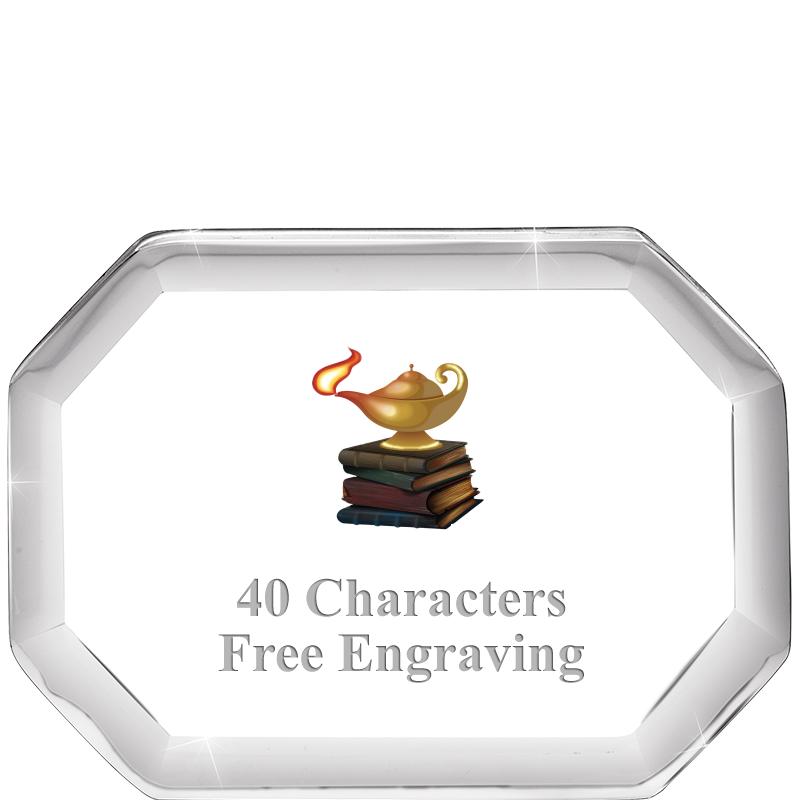 2-1/2" BEVELED OCTAGON PWEIGHT