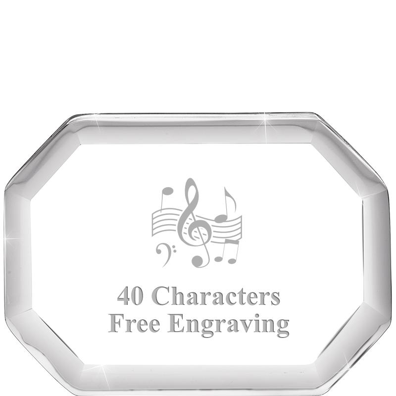 2-1/2" BEVELED OCTAGON PWEIGHT