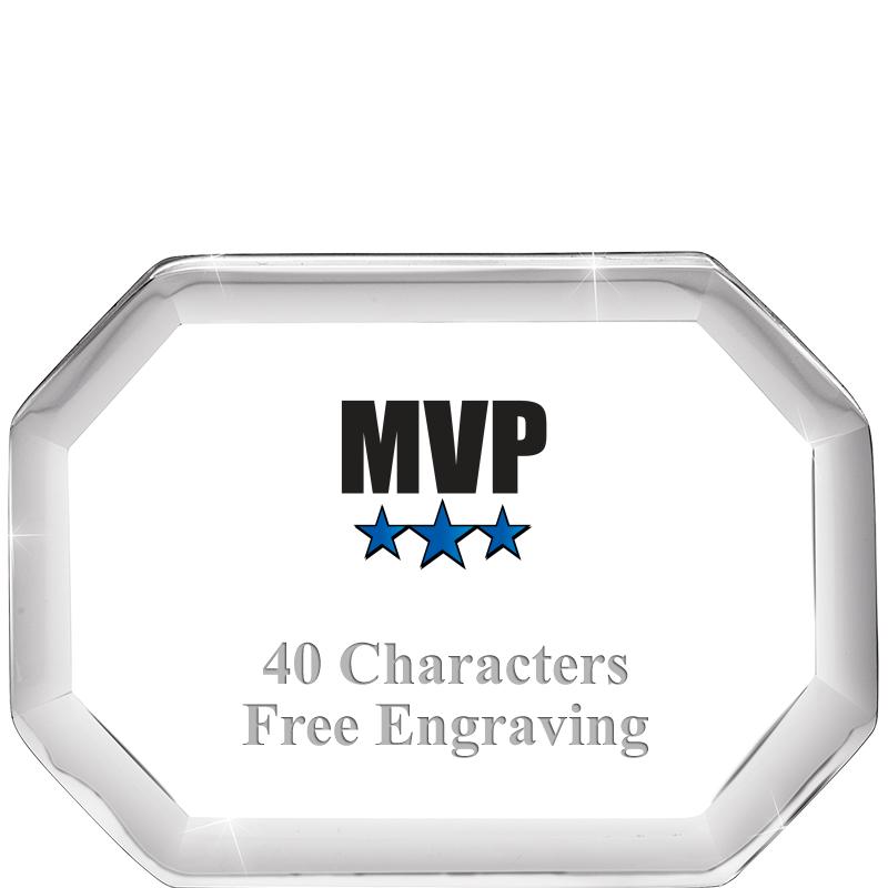 2-1/2" BEVELED OCTAGON PWEIGHT