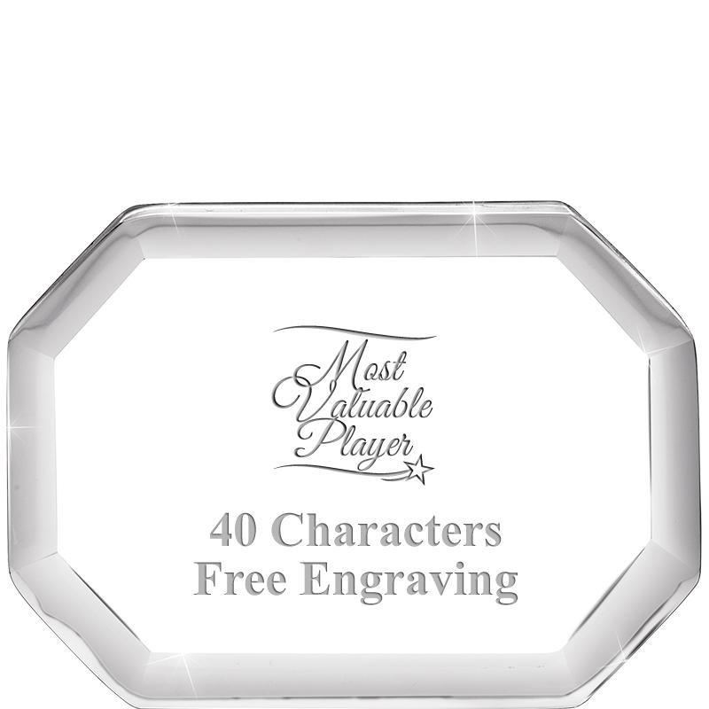 2-1/2" BEVELED OCTAGON PWEIGHT