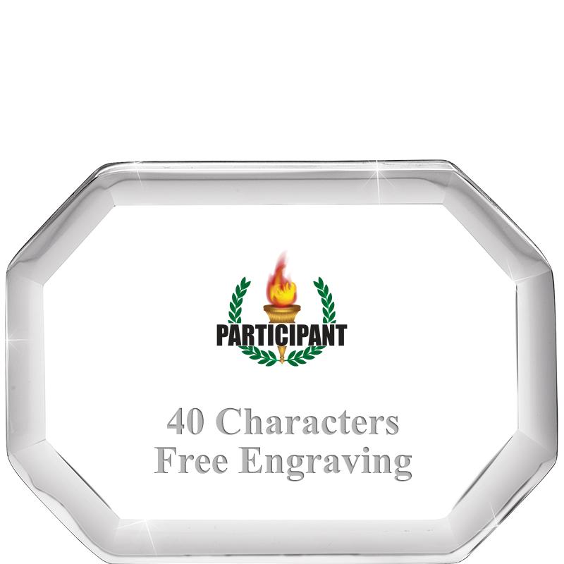 2-1/2" BEVELED OCTAGON PWEIGHT