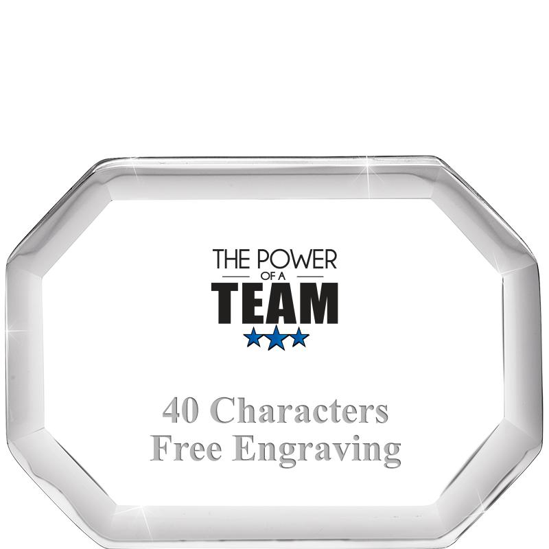 2-1/2" BEVELED OCTAGON PWEIGHT