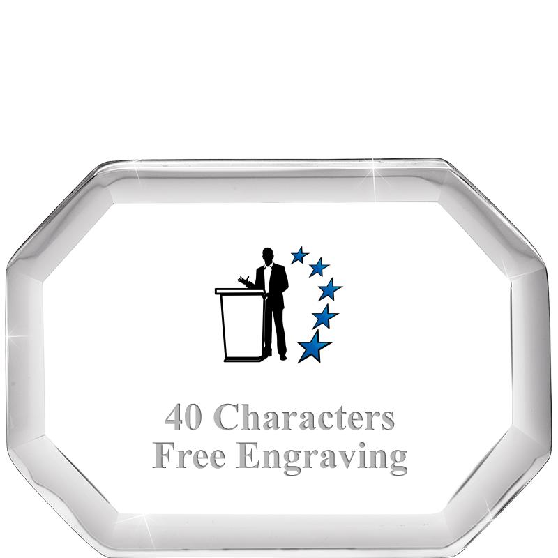 2-1/2" BEVELED OCTAGON PWEIGHT