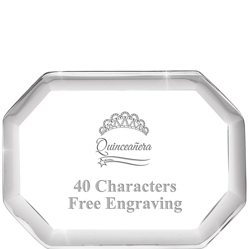 2-1/2" BEVELED OCTAGON PWEIGHT