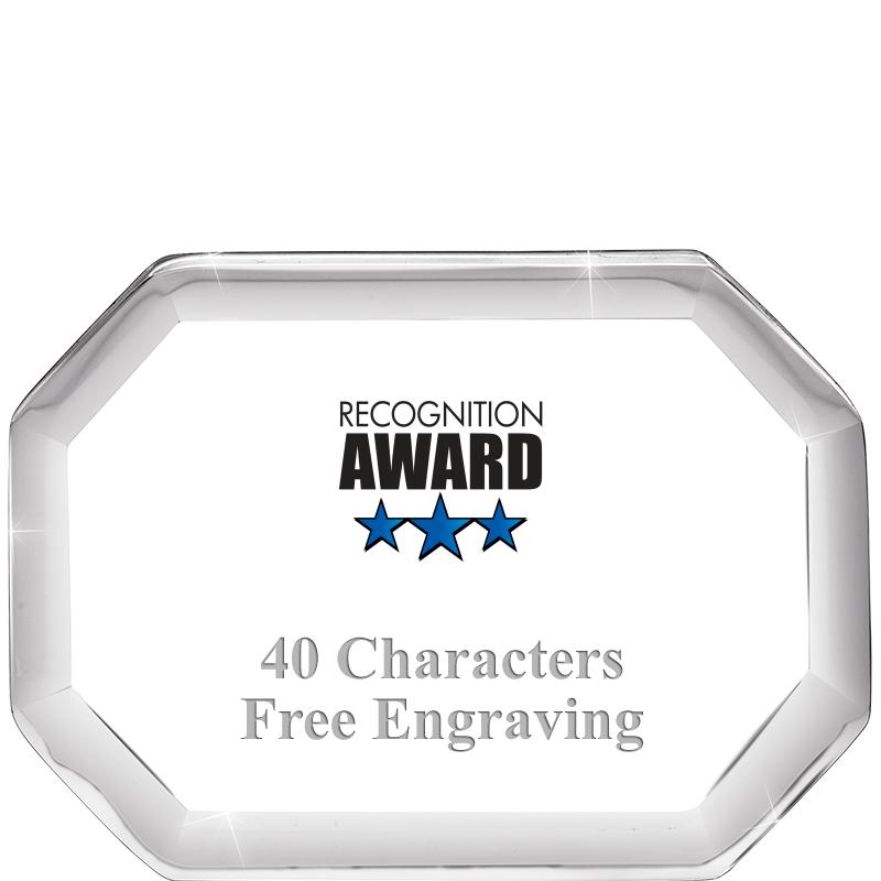 2-1/2" BEVELED OCTAGON PWEIGHT