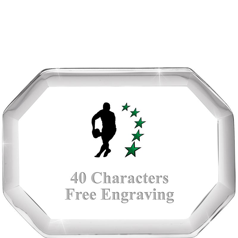 2-1/2" BEVELED OCTAGON PWEIGHT