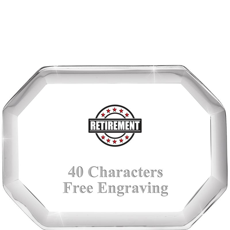 2-1/2" BEVELED OCTAGON PWEIGHT