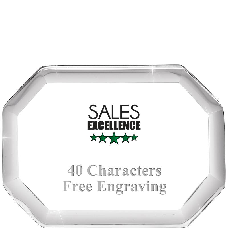 2-1/2" BEVELED OCTAGON PWEIGHT