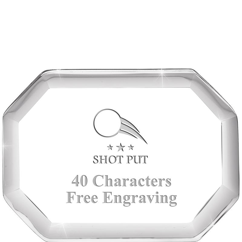 2-1/2" BEVELED OCTAGON PWEIGHT