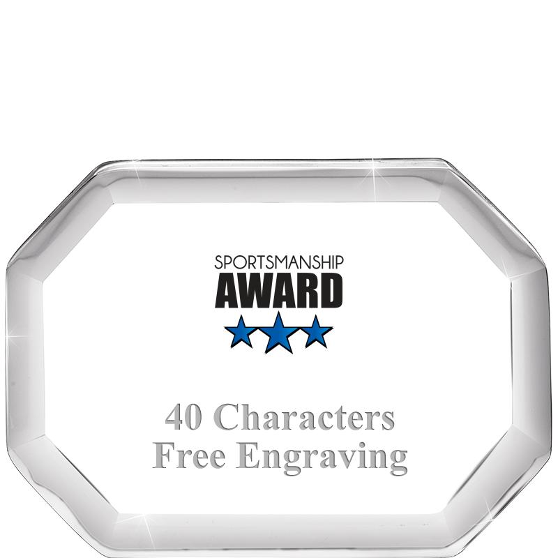 2-1/2" BEVELED OCTAGON PWEIGHT