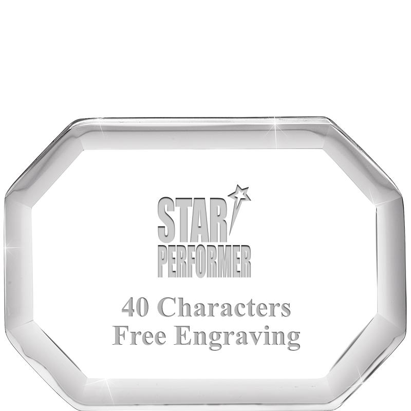 2-1/2" BEVELED OCTAGON PWEIGHT