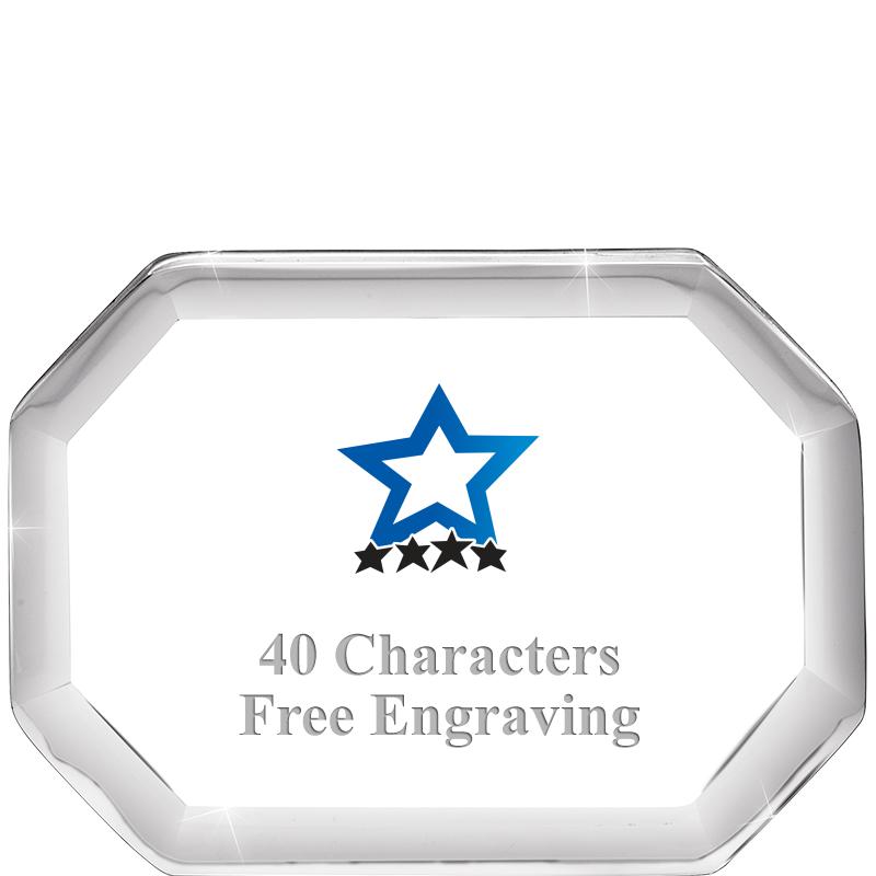 2-1/2" BEVELED OCTAGON PWEIGHT