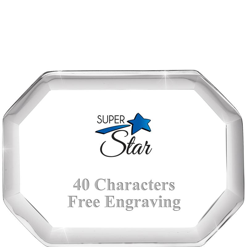 2-1/2" BEVELED OCTAGON PWEIGHT