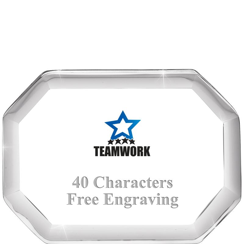 2-1/2" BEVELED OCTAGON PWEIGHT