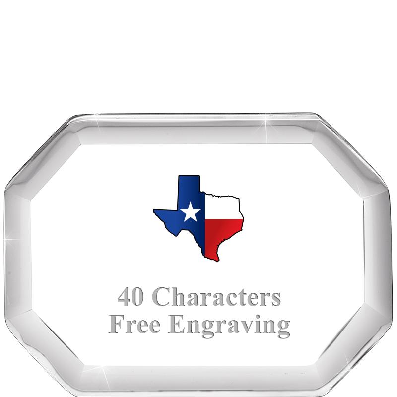 2-1/2" BEVELED OCTAGON PWEIGHT