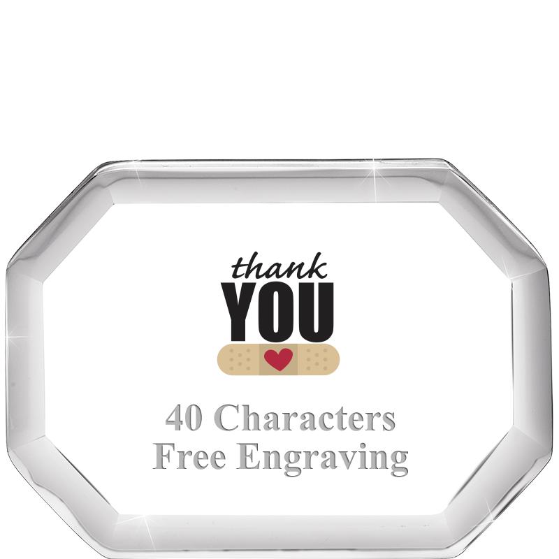 2-1/2" BEVELED OCTAGON PWEIGHT